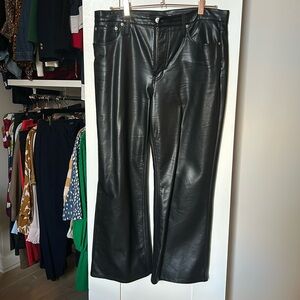 Jcrew size 30 leather pants